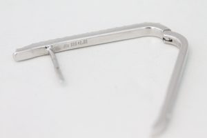 Ørepynt i hvitt gull med diamanter - Bilde 3