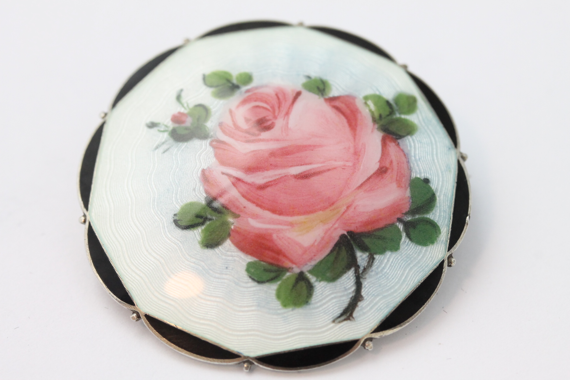 IMG_9391 Emaljert brosje i sølv - Bilde 1