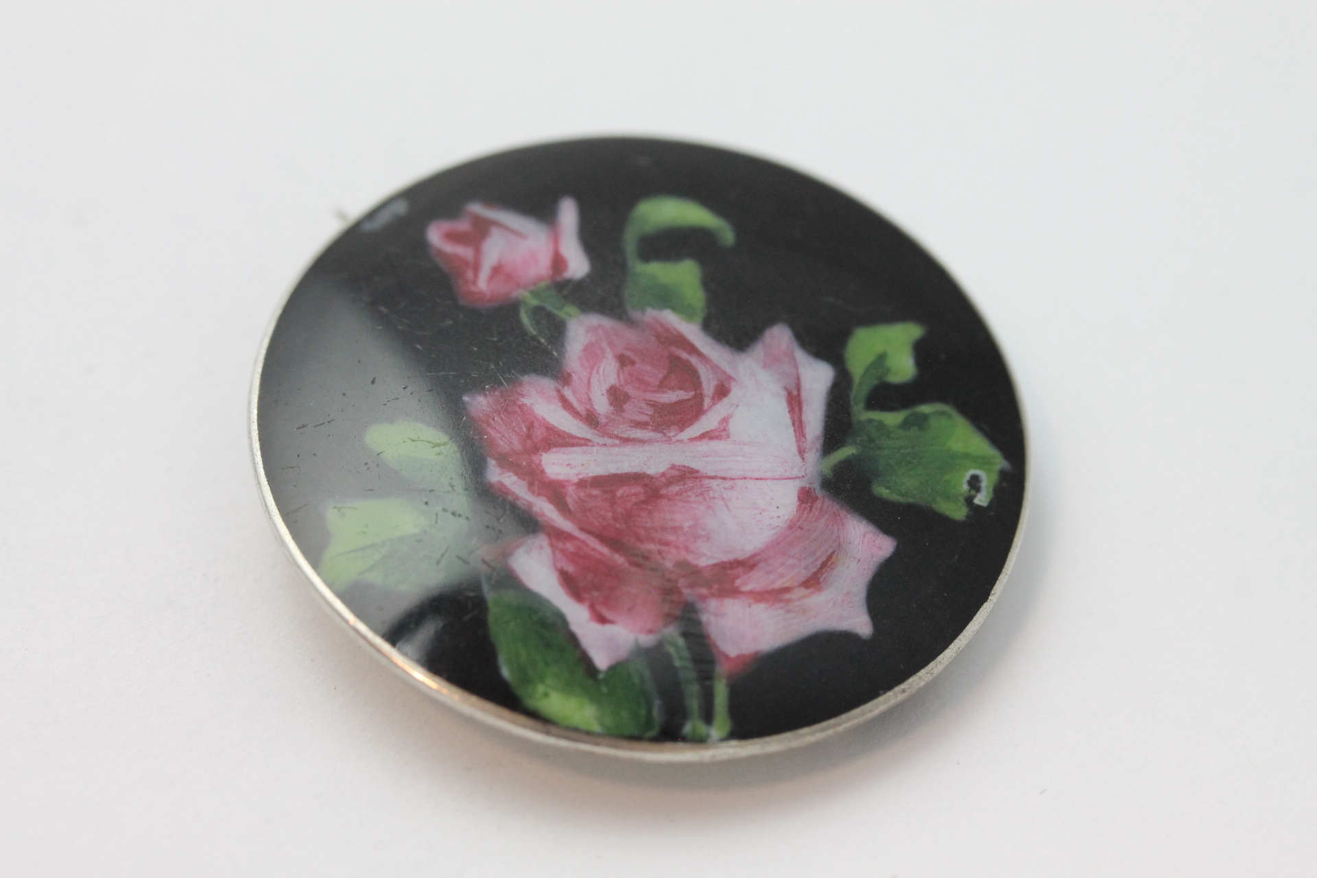 IMG_9405 Emaljert brosje i sølv - Bilde 1