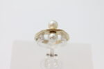 Ring i gult gull med kulturperler - Bilde 2
