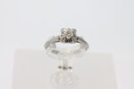 Ring i platinum med diamant (0,19ct) - Bilde 2