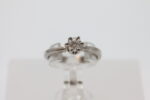 Ring i hvitt gull med diamant (0,30ct) - Bilde 2