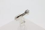 Ring i hvitt gull med diamant (0,20ct)