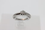 Ring i hvitt gull med diamant (0,26ct) - Bilde 2