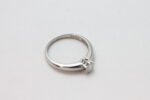 Ring i hvitt gull med diamant (0,26ct) - Bilde 4