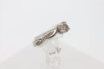 Ring i hvitt gull med diamant (0,50ct)