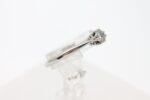 Ring i hvitt gull med diamant (0,25ct)