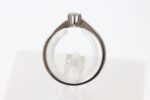 Ring i hvitt gull med diamant (0,10ct) - Bilde 3
