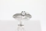 Ring i hvitt gull med diamant (0,28ct) - Bilde 2