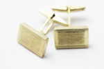 Mansjettknapper i gult gull
