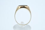 Ring i gult gull med onyx - Bilde 3