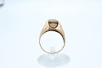 Ring i gult gull med røykkvarts - Bilde 3
