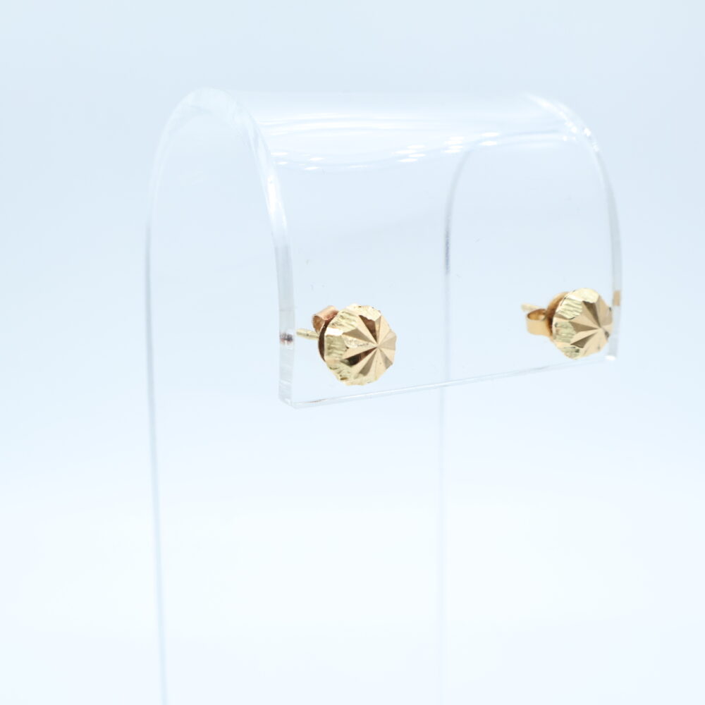 Ørepynt i gult gull