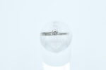 Ring i hvitt gull med diamant - Bilde 2