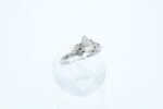 Ring i hvitt gull med diamant (0,45ct)
