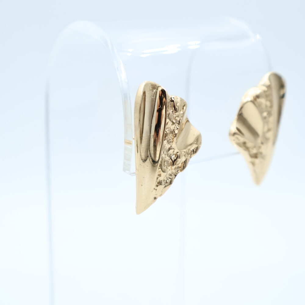 Ørepynt i gult gull